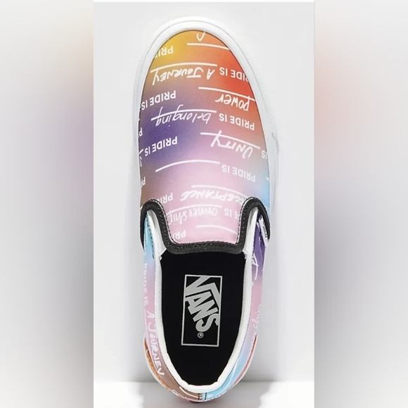 Vans Pride Slip On Mens size 3.5, Womens Size 5. NWOB Brand new - Picture 3 of 8